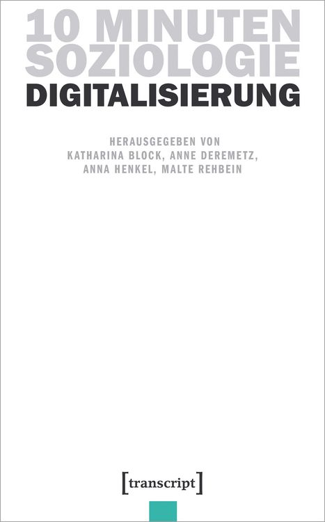 Produktbild: 10 Minuten Soziologie: Digitalisierung