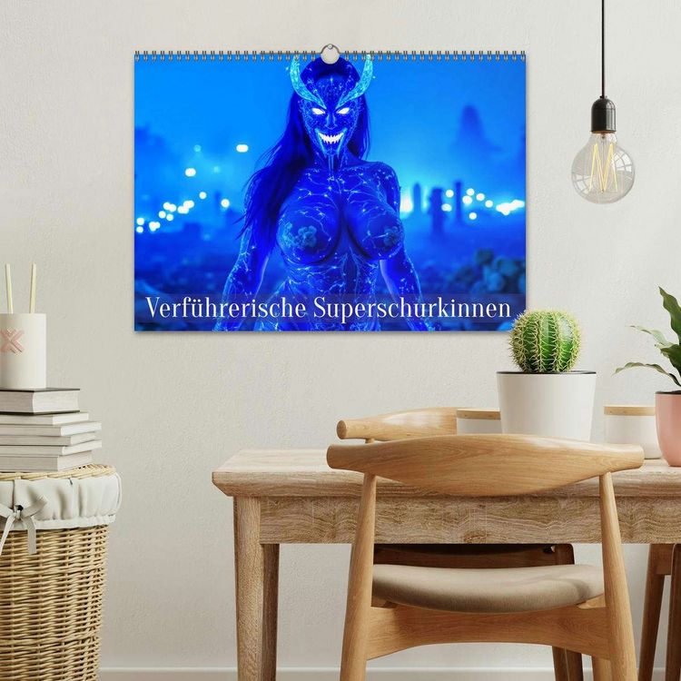 Produktbild: Verf&uuml;hrerische Superschurkinnen (Wandkalender 2027 DIN A3 quer), CALVENDO Monatskalender