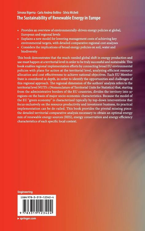 Produktbild: The Sustainability of Renewable Energy in Europe