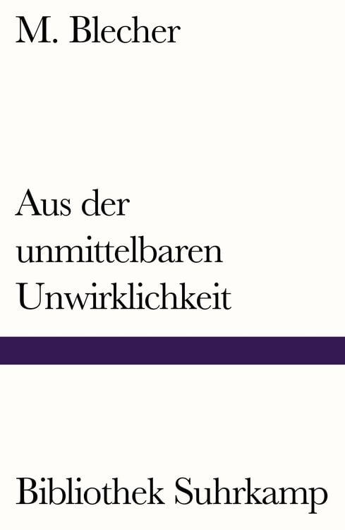 Bild vom Artikel Aus der unmittelbaren Unwirklichkeit vom Autor M. Blecher