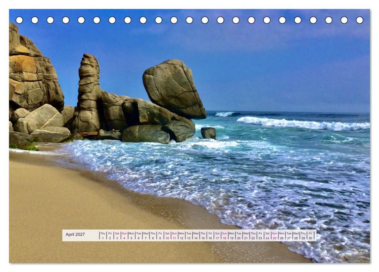 Produktbild: Shorelines of the World (Desk Calendar 2027 DIN A5 landscape), CALVENDO 12 Month DeskCalendar