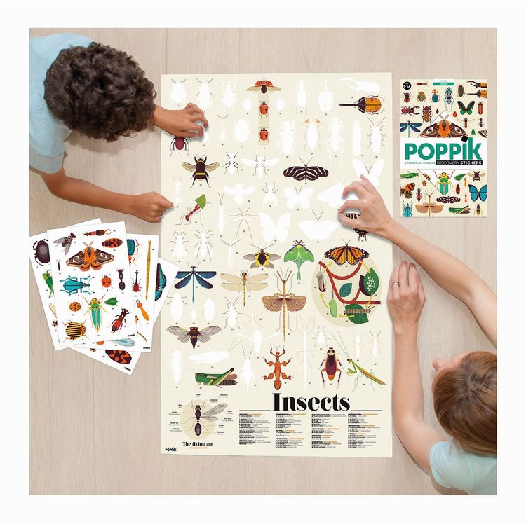 Produktbild: POPPIK - Lernposter & Sticker Insekten