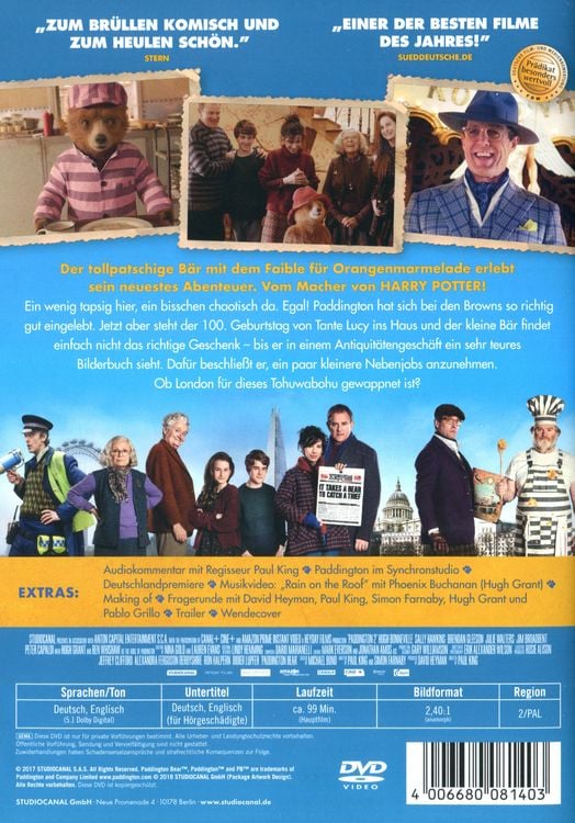 Produktbild: Paddington 2