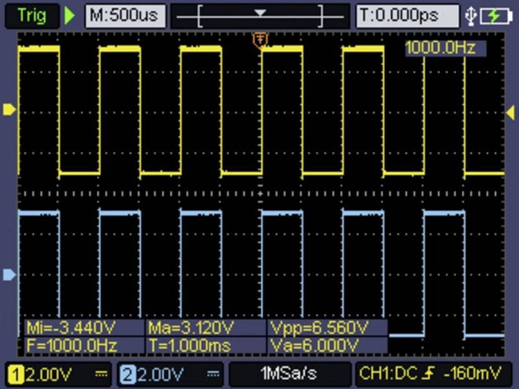 Produktbild: VOLTCRAFT DSO-2072H Hand-Oszilloskop 70 MHz 2-Kanal 250 MSa/s 8 kpts 8 Bit Handger&auml;t, Funktionsgenerator, Multimeter-Funktionen 1 St.