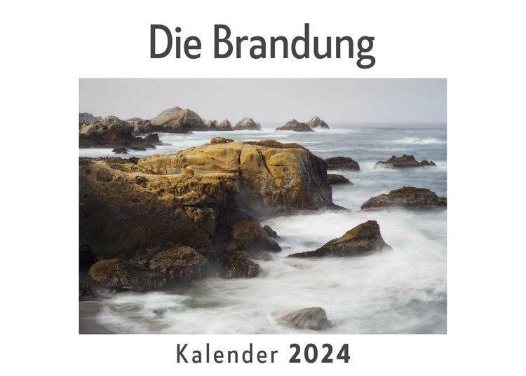 Produktbild: Die Brandung (Wandkalender 2024, Kalender DIN A4 quer, Monatskalender im Querformat mit Kalendarium, Das perfekte Geschenk)