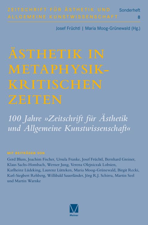 Produktbild: &Auml;sthetik in metaphysikkritischen Zeiten