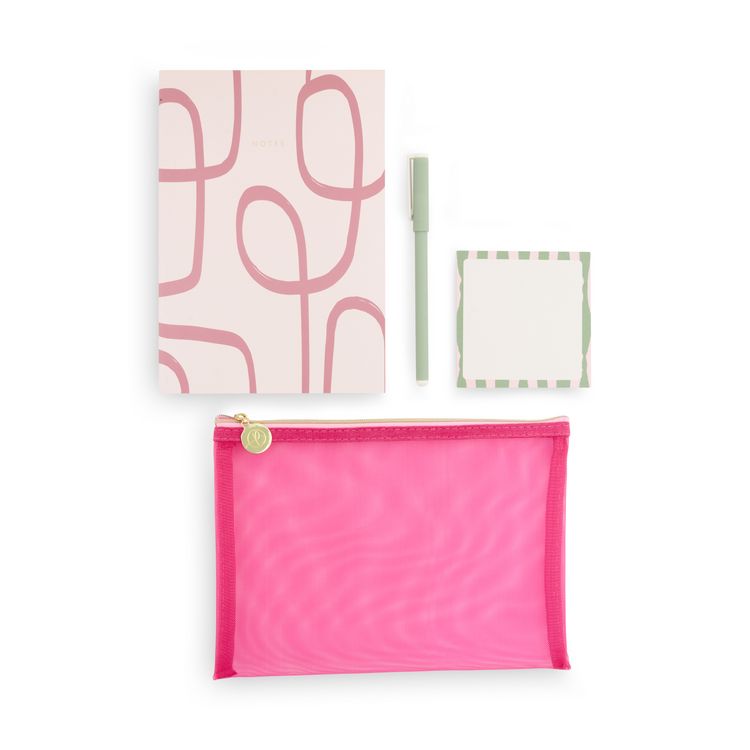 Produktbild: Schreibwarenset 4-teilig, Pink Matcha