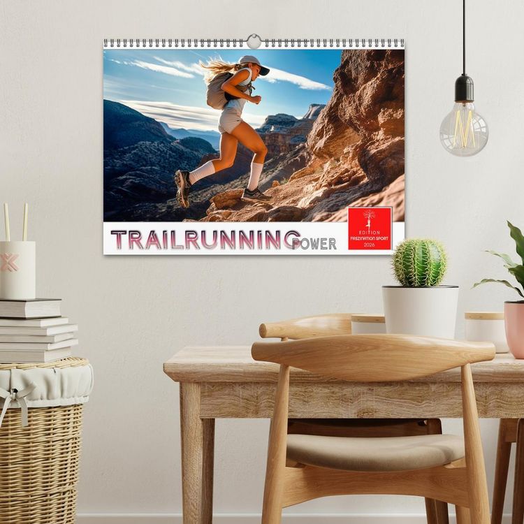 Produktbild: Trailrunning Power (Wandkalender 2026 DIN A3 quer), CALVENDO Monatskalender