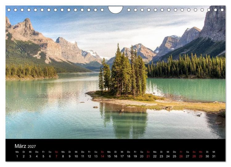 Produktbild: Das "gr&uuml;ne" Nordamerika - Kanada und USA (Wandkalender 2027 DIN A4 quer), CALVENDO Monatskalender