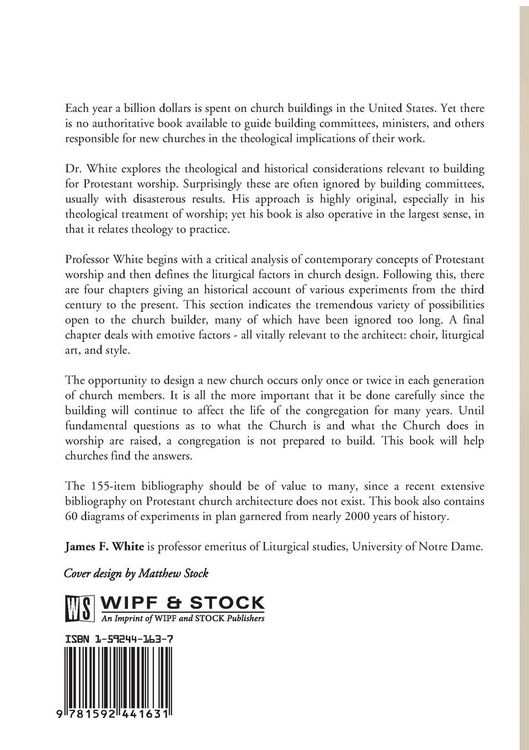 Produktbild: Protestant Worship and Church Architecture