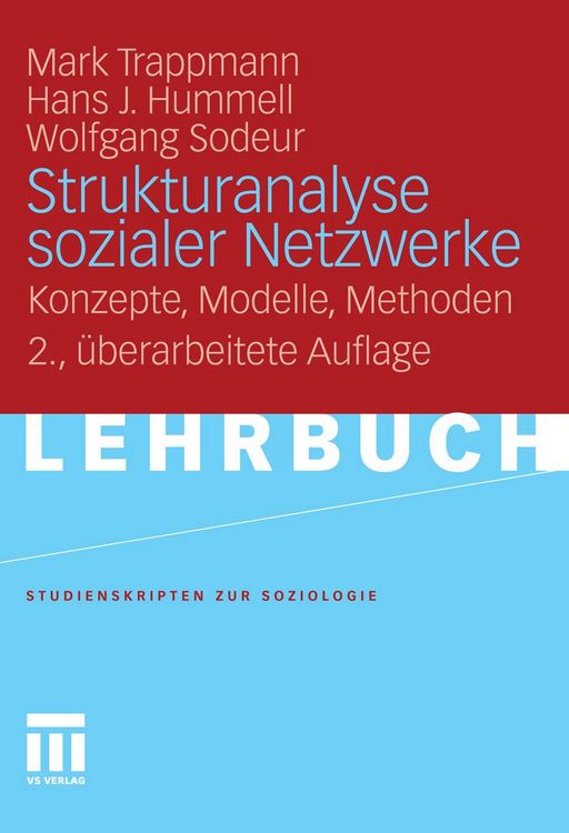 Produktbild: Strukturanalyse sozialer Netzwerke