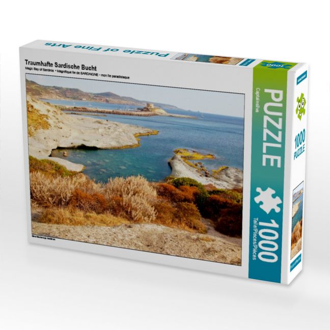 Produktbild: CALVENDO Puzzle Traumhafte Sardische Bucht | 1000 Teile Lege-Gr&ouml;&szlig;e 64x48cm Foto-Puzzle f&uuml;r gl&uuml;ckliche Stunden