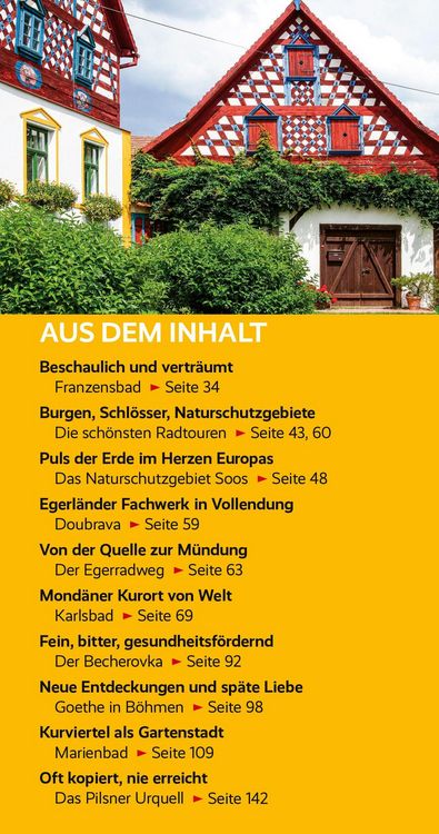 Produktbild: TRESCHER Reisef&uuml;hrer B&ouml;hmisches B&auml;derdreieck