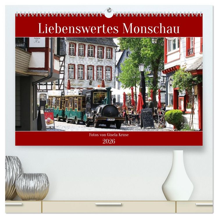 Produktbild: Liebenswertes Monschau (hochwertiger Premium Wandkalender 2026 DIN A2 quer), Kunstdruck in Hochglanz