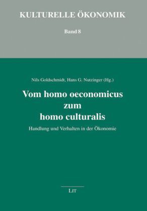 Produktbild: Vom homo oeconomicus zum homo culturalis
