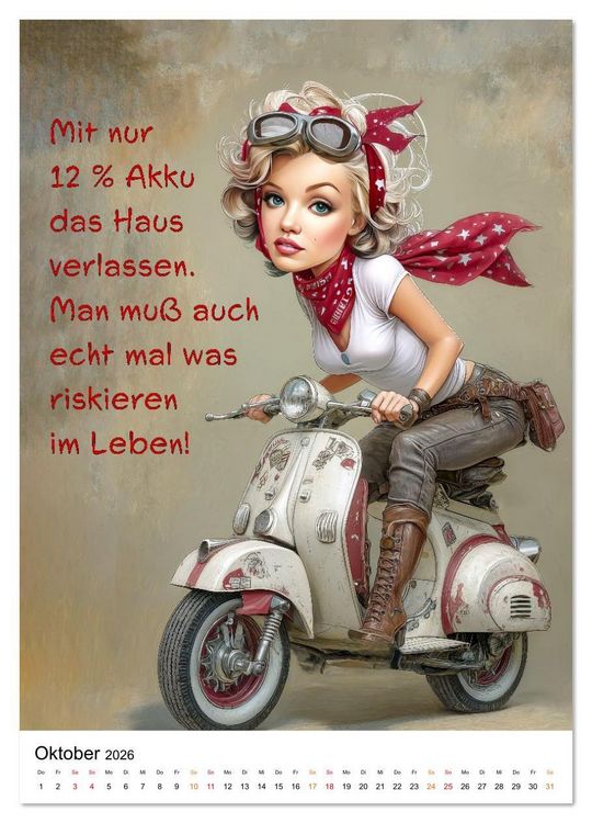 Produktbild: Blond mit Verstand (Wandkalender 2026 DIN A3 hoch), CALVENDO Monatskalender