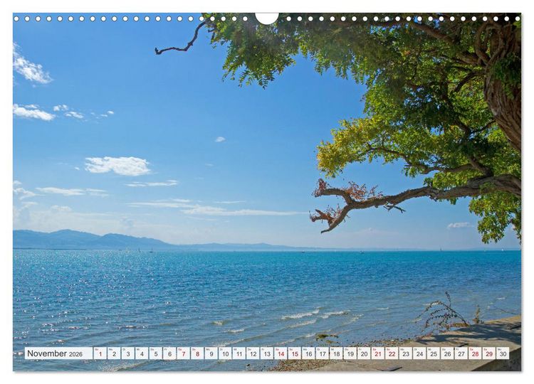 Produktbild: Bodensee - Traumlandschaften am Wasser (Wandkalender 2026 DIN A3 quer), CALVENDO Monatskalender