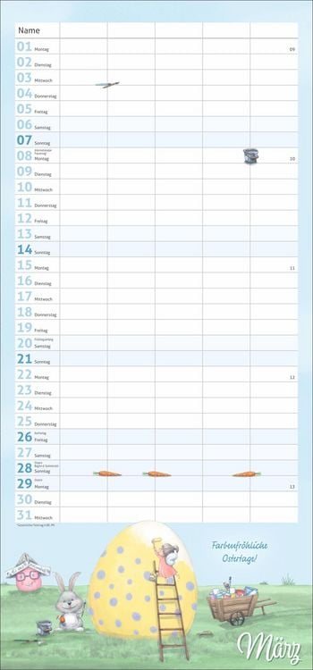 Produktbild: times&more Zauberwesen Familienplaner 2027