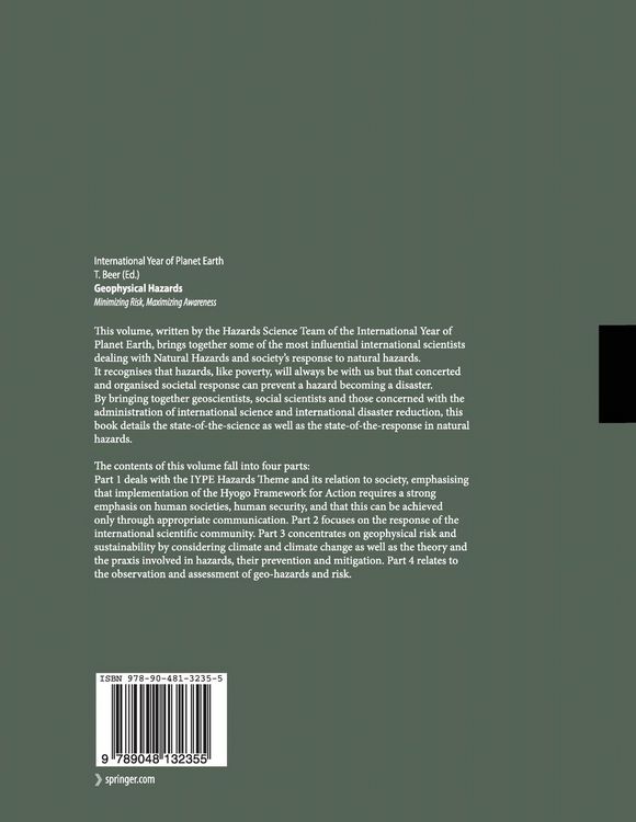 Produktbild: Geophysical Hazards