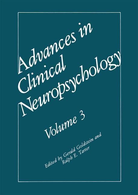 Produktbild: Advances in Clinical Neuropsychology