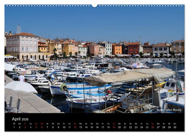 Produktbild: ISTRIEN - Die Perle Kroatiens (Wandkalender 2026 DIN A2 quer), CALVENDO Monatskalender