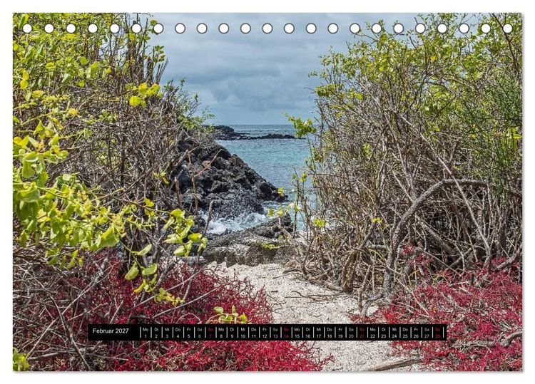 Produktbild: Galapagos- Landschaften (Tischkalender 2027 DIN A5 quer), CALVENDO Monatskalender