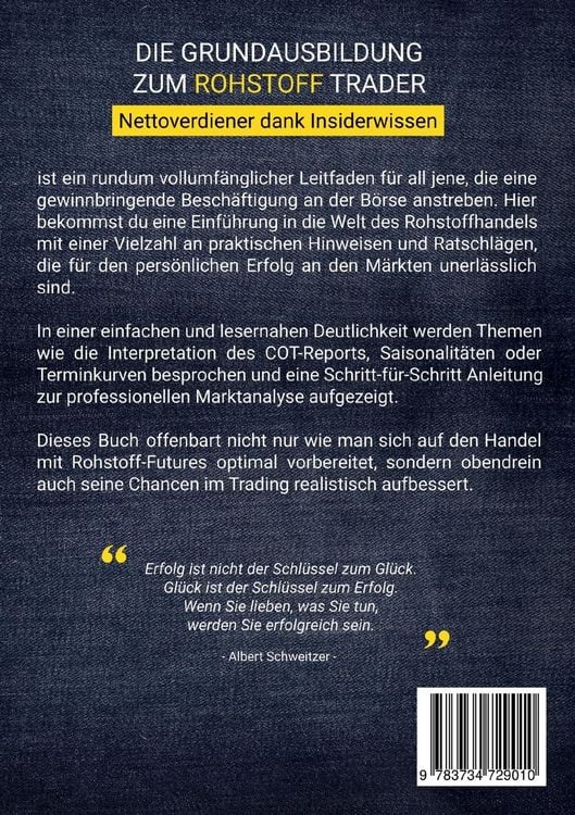 Produktbild: Die Grundausbildung zum Rohstoff Trader