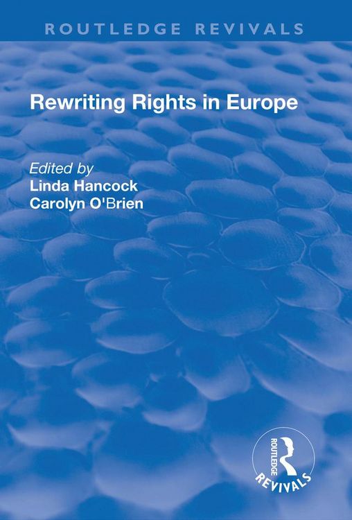 Produktbild: Rewriting Rights in Europe
