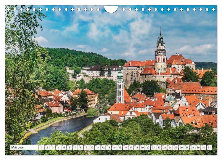 Produktbild: Ein Wochenende in Krumau (Wandkalender 2026 DIN A4 quer), CALVENDO Monatskalender