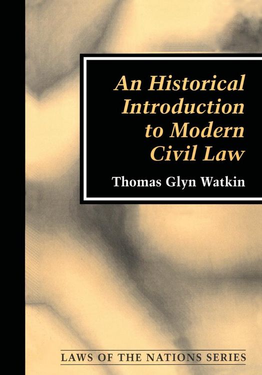 Produktbild: An Historical Introduction to Modern Civil Law