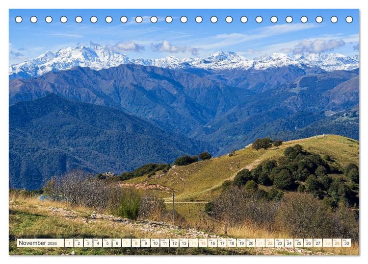 Produktbild: Lake Maggiore - Breathtaking landscapes (Desk Calendar 2026 DIN A5 landscape), CALVENDO 12 Month DeskCalendar
