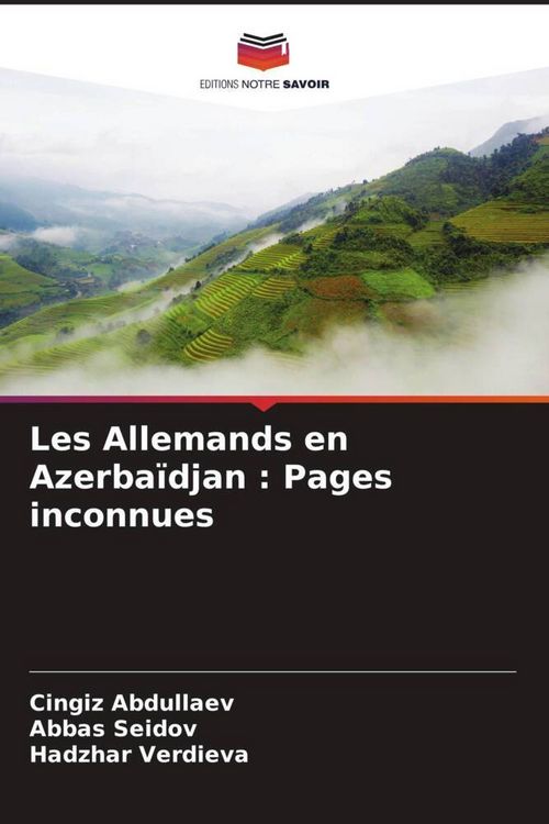 Produktbild: Les Allemands en Azerba&iuml;djan : Pages inconnues