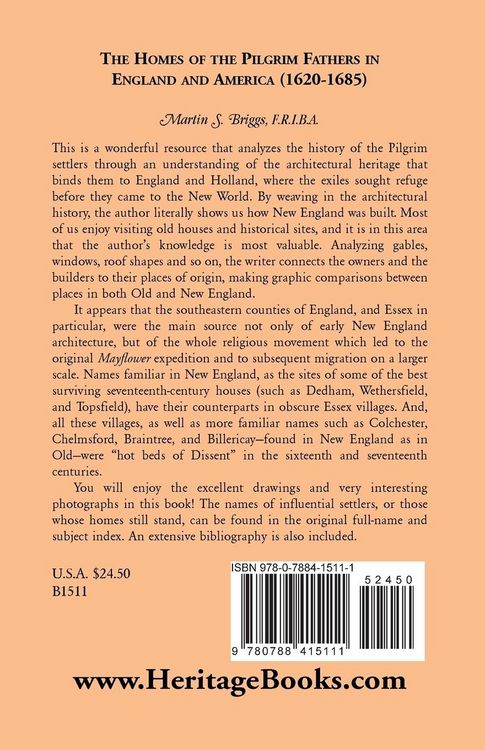 Produktbild: The Homes of the Pilgrim Fathers in England and America (1620-1685)