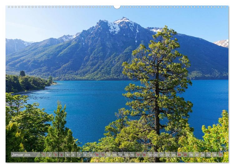Produktbild: Bekanntes und Unbekanntes Patagonien (Wandkalender 2026 DIN A2 quer), CALVENDO Monatskalender