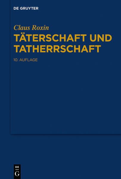Produktbild: T&auml;terschaft und Tatherrschaft