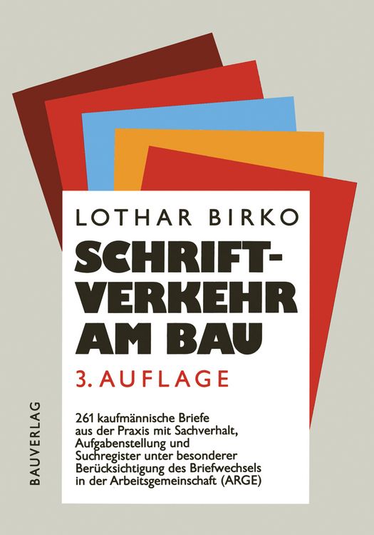 Produktbild: Schriftverkehr am Bau