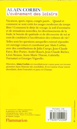 Produktbild: L'av&egrave;nement des loisirs : 1850-1960