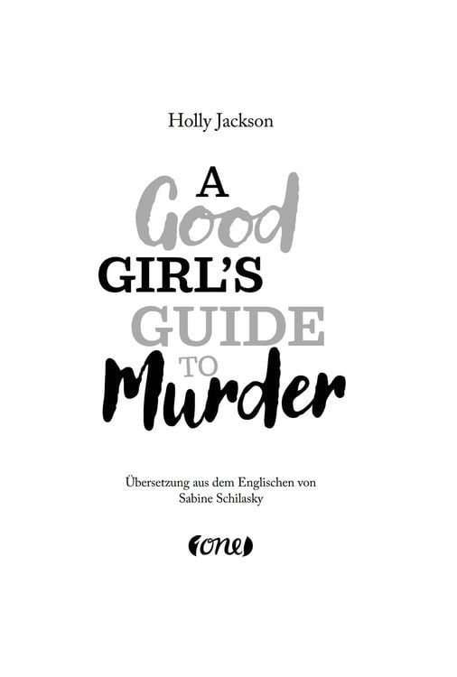 Produktbild: A Good Girl’s Guide to Murder