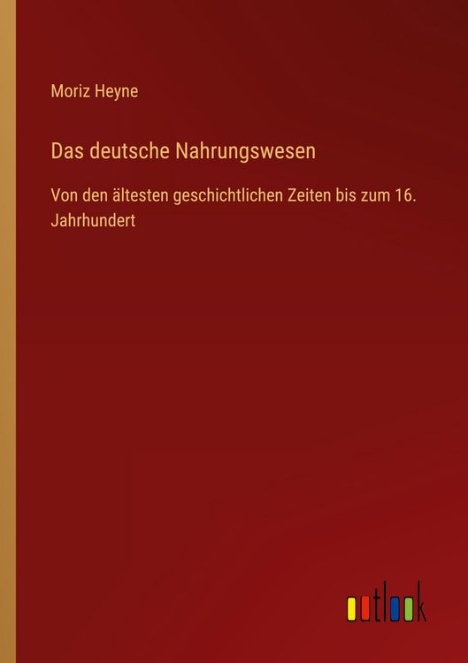 Produktbild: Das deutsche Nahrungswesen