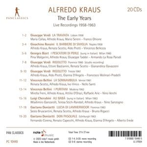 Produktbild: Alfredo Kraus - The Early Years