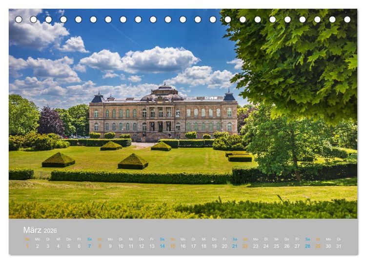 Produktbild: Gotha - zwischen Barock und Renaissance (Tischkalender 2026 DIN A5 quer), CALVENDO Monatskalender