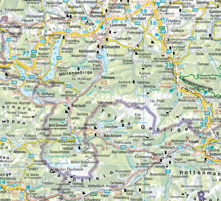 Produktbild: ROTHER Wanderf&uuml;hrer Salzkammergut Ost