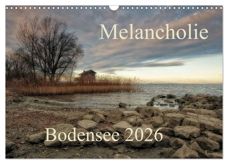 Produktbild: Melancholie-Bodensee 2026 (Wandkalender 2026 DIN A3 quer), CALVENDO Monatskalender