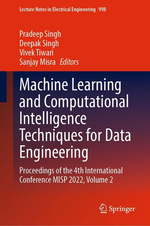 Produktbild: Machine Learning and Computational Intelligence Techniques for Data Engineering