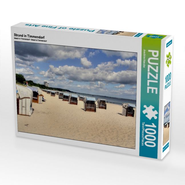 Produktbild: CALVENDO Puzzle Strand in Timmendorf | 1000 Teile Lege-Gr&ouml;&szlig;e 64x48cm Foto-Puzzle f&uuml;r gl&uuml;ckliche Stunden