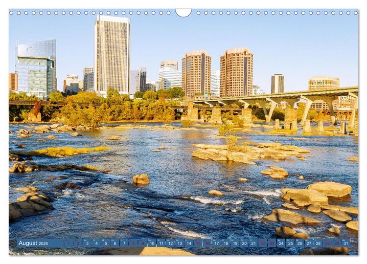 Produktbild: Virginia. Amerikanische Sch&ouml;nheit zwischen K&uuml;ste und Bergen (Wandkalender 2026 DIN A3 quer), CALVENDO Monatskalender