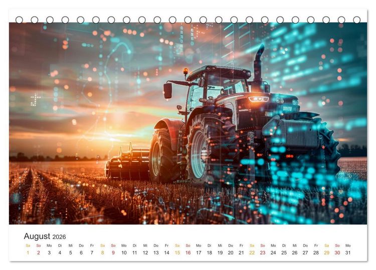 Produktbild: Landwirtschaft 5.0 - digitale Welt (Tischkalender 2026 DIN A5 quer), CALVENDO Monatskalender