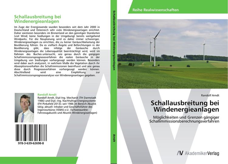 Produktbild: Schallausbreitung bei Windenergieanlagen