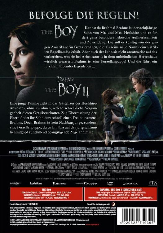 Produktbild: The Boy & Brahms: The Boy II [2 DVDs]