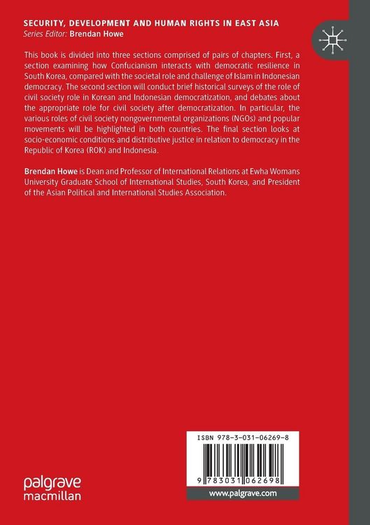 Produktbild: Society and Democracy in South Korea and Indonesia